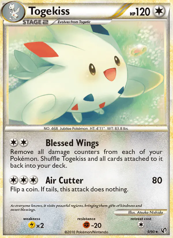 Carta Togekiss 9/90 de Undaunted