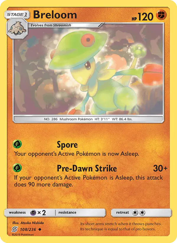 Carta Breloom 108/236 de Unified Minds