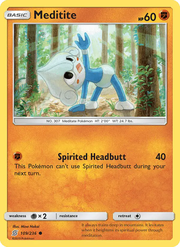 Carta Meditite 109/236 de Unified Minds