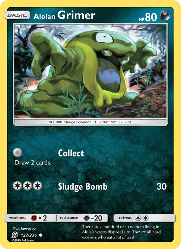 Carta Alolan Grimer 127/236 de Unified Minds
