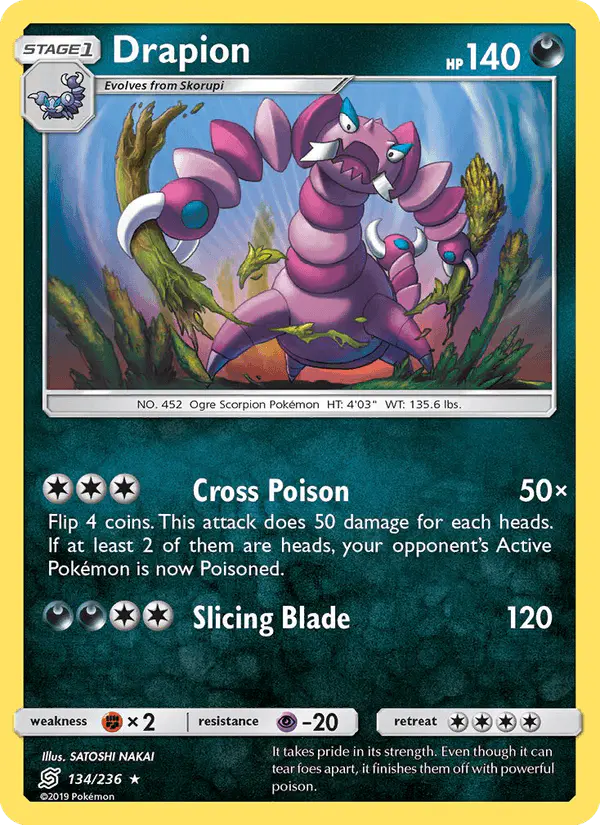 Carta Drapion 134/236 de Unified Minds
