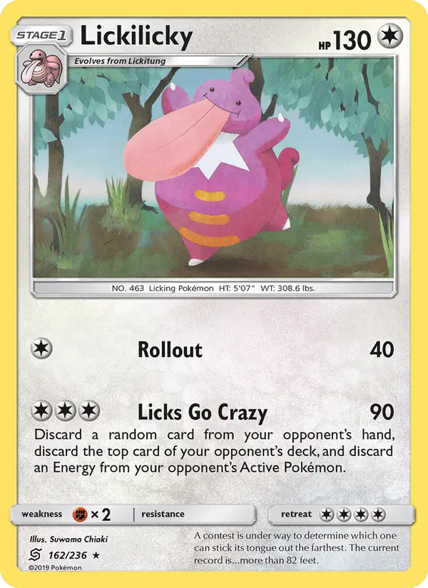 Carta Lickilicky 162/236 de Unified Minds