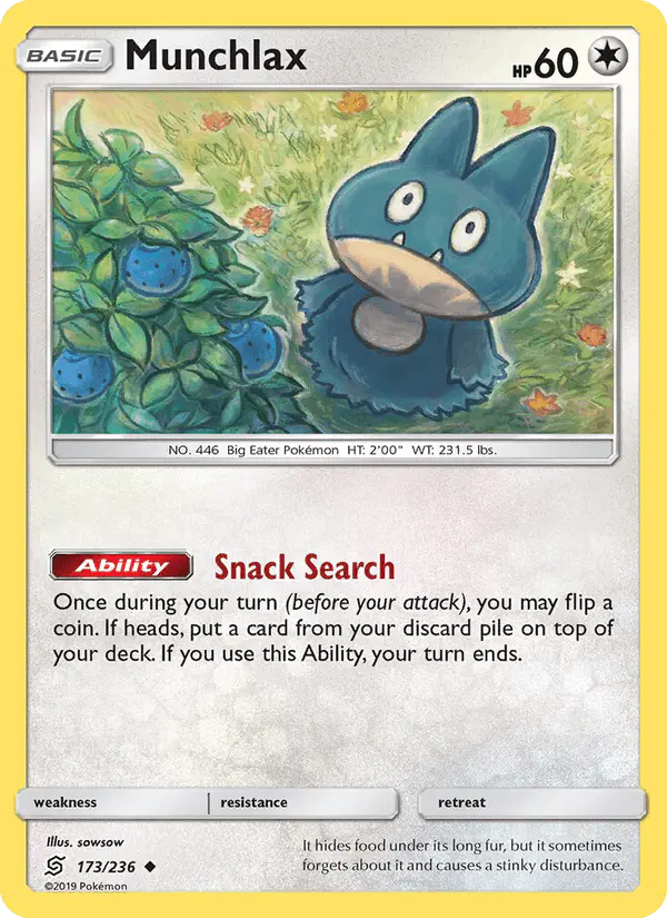 Carta Munchlax 173/236 de Unified Minds