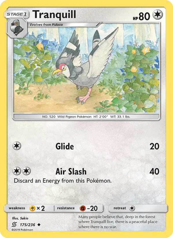 Carta Tranquill 175/236 de Unified Minds