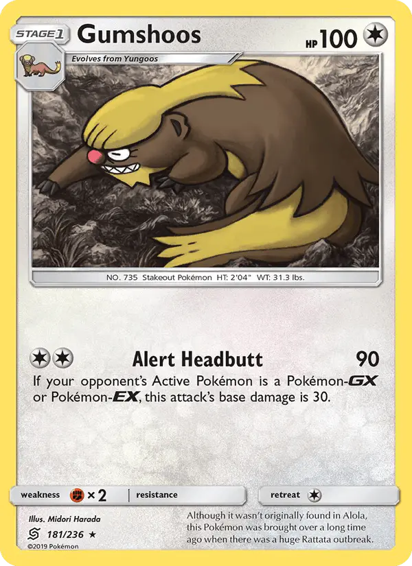 Carta Gumshoos 181/236 de Unified Minds