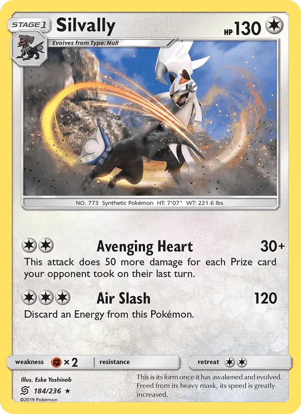 Carta Silvally 184/236 de Unified Minds