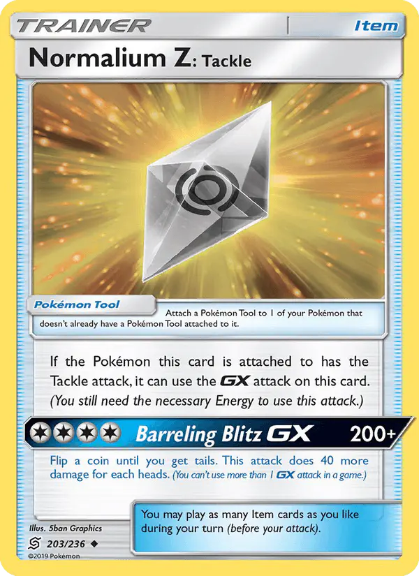 Carta Normalium Z: Tackle 203/236 de Unified Minds