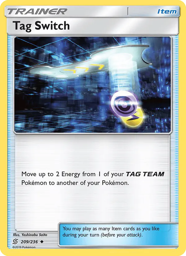 Carta Tag Switch 209/236 de Unified Minds
