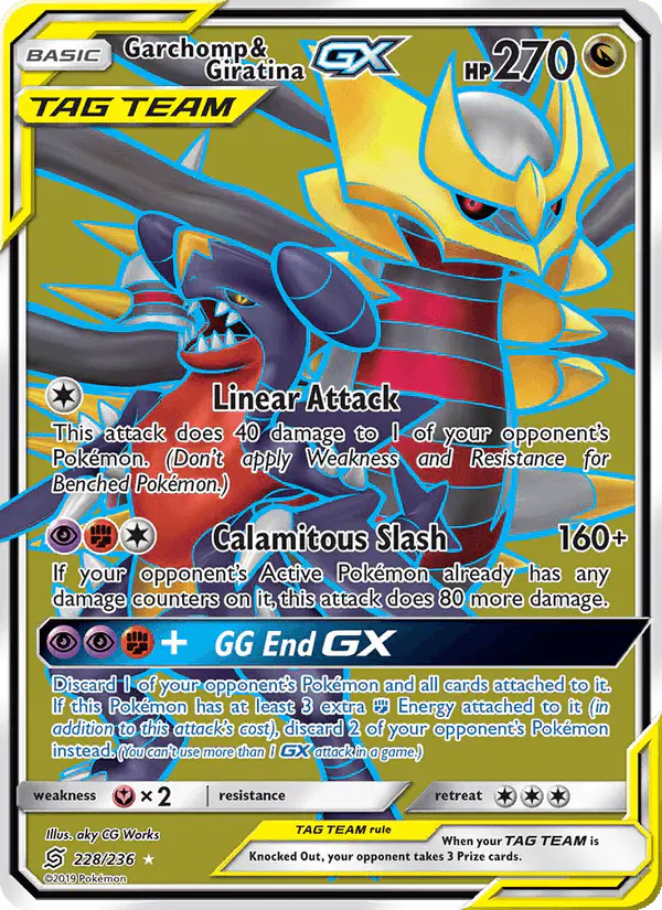 Carta Garchomp & Giratina GX 228/236 de Unified Minds