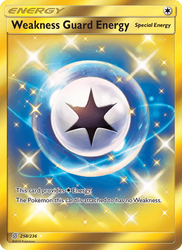 Carta Weakness Guard Energy 258/236 de Unified Minds