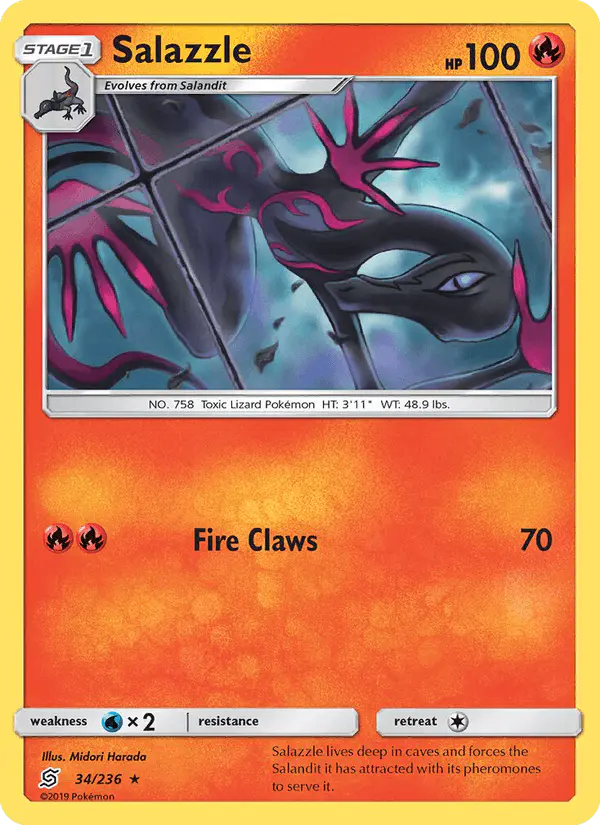 Carta Salazzle 34/236 de Unified Minds