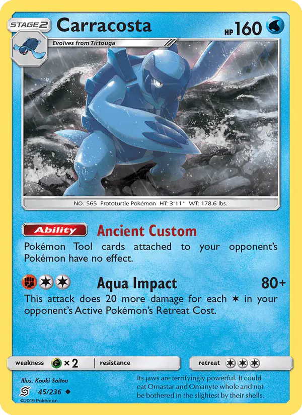 Carta Carracosta 45/236 de Unified Minds