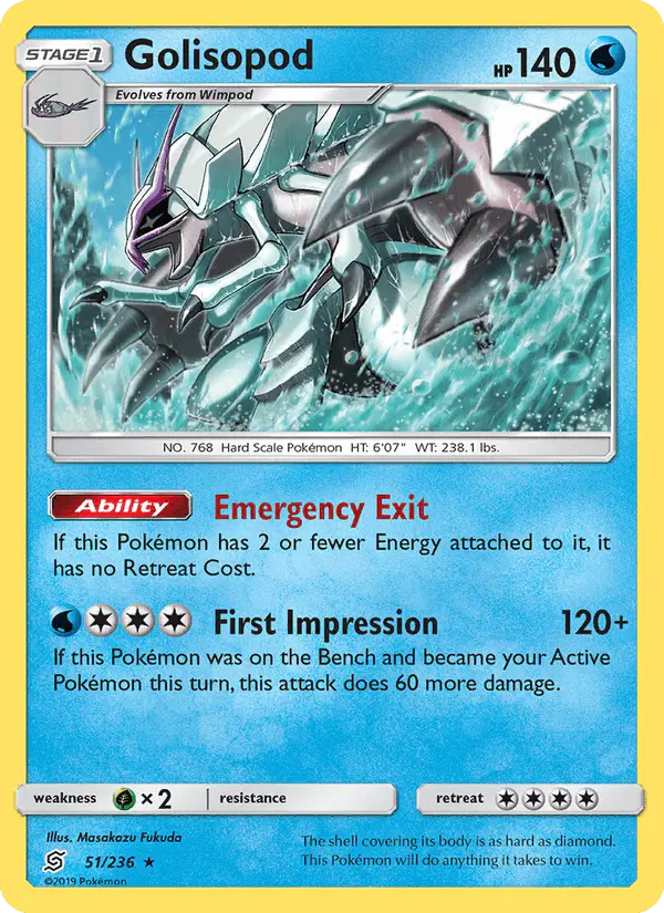 Carta Golisopod 51/236 de Unified Minds