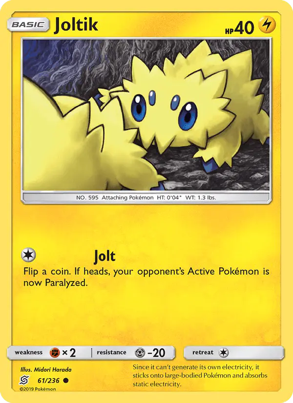 Carta Joltik 61/236 de Unified Minds