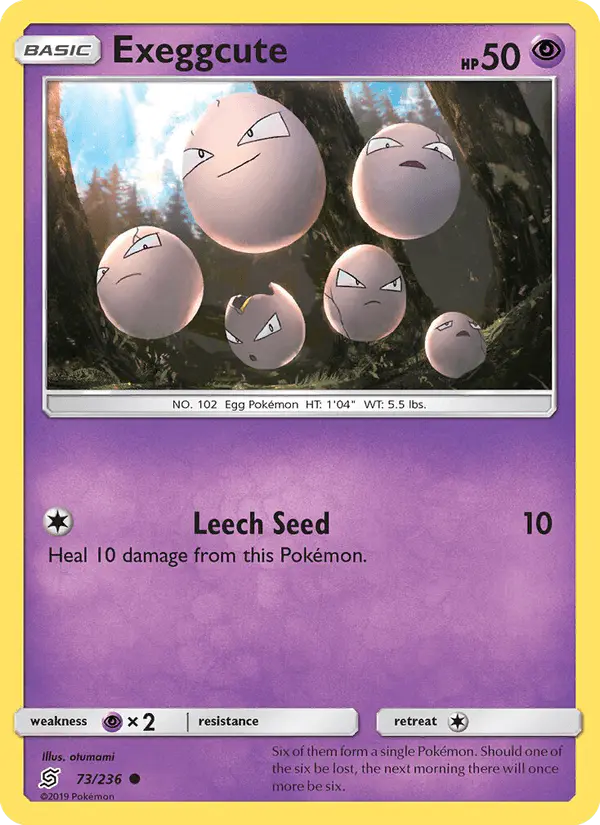 Carta Exeggcute 73/236 de Unified Minds