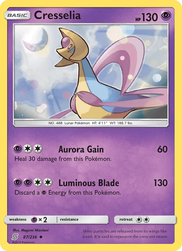 Carta Cresselia 87/236 de Unified Minds
