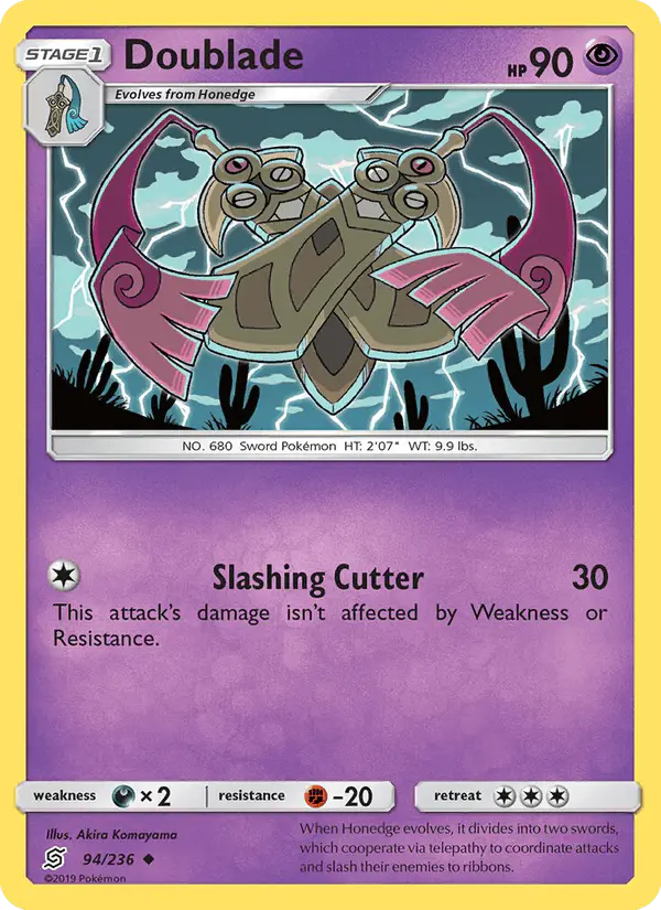 Carta Doublade 94/236 de Unified Minds