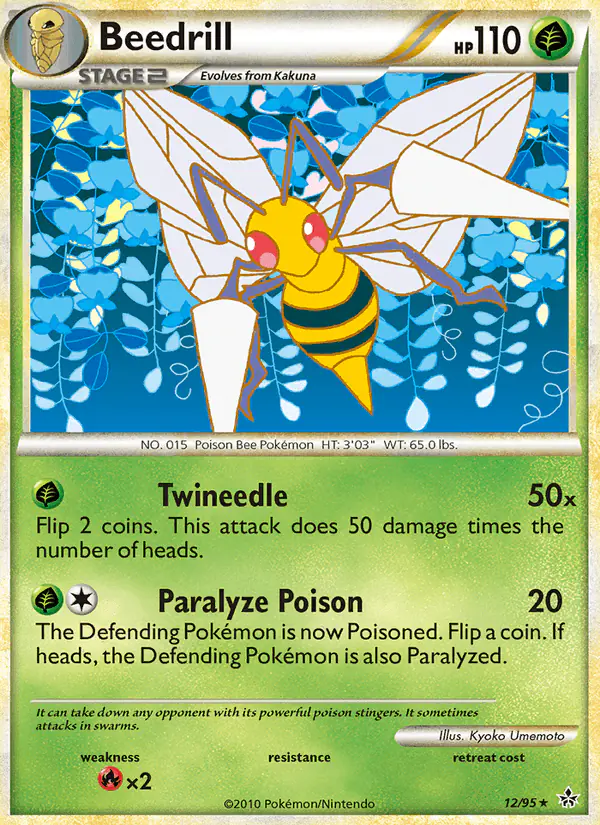Carta Beedrill 12/95 de Unleashed