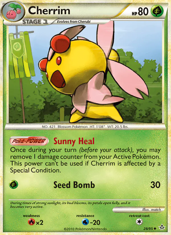 Carta Cherrim 28/95 de Unleashed