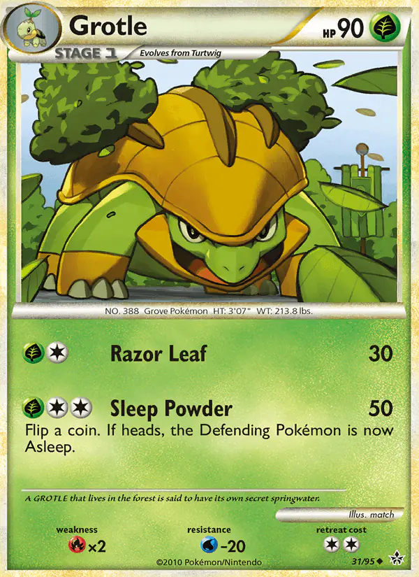 Carta Grotle 31/95 de Unleashed