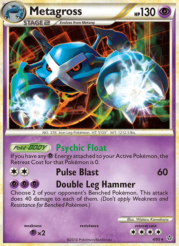 Carta Metagross 4/95 de Unleashed