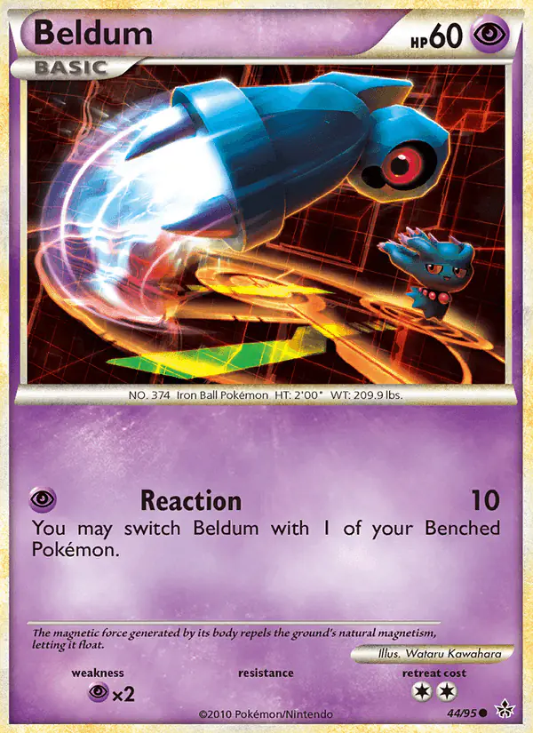 Carta Beldum 44/95 de Unleashed