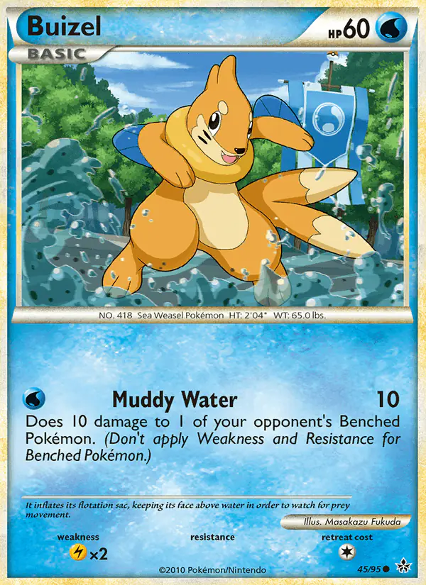 Carta Buizel 45/95 de Unleashed