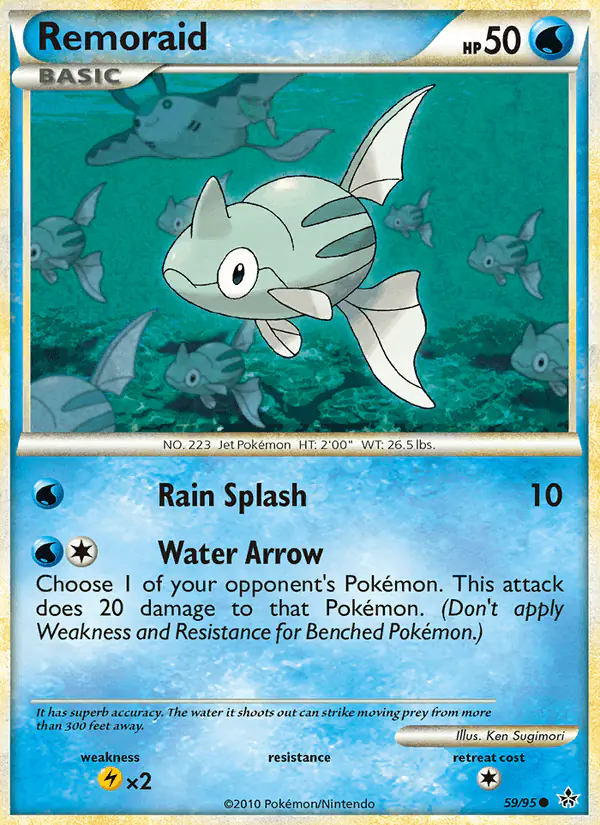 Carta Remoraid 59/95 de Unleashed