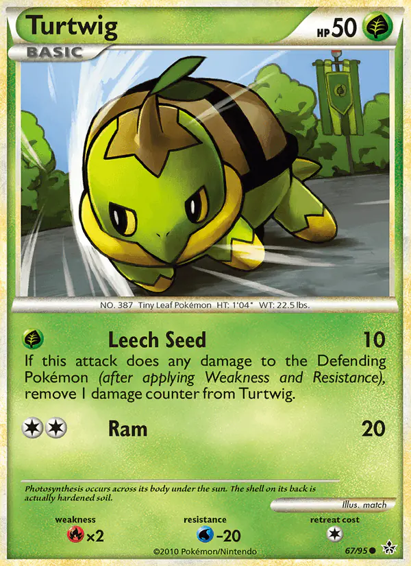 Carta Turtwig 67/95 de Unleashed