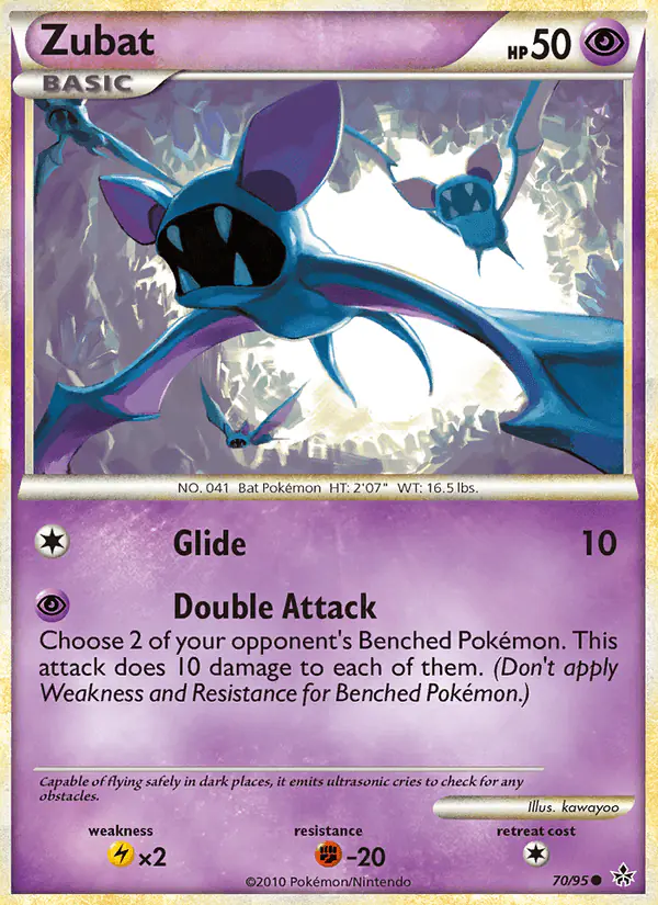 Carta Zubat 70/95 de Unleashed