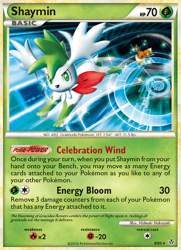 Carta Shaymin 8/95 de Unleashed