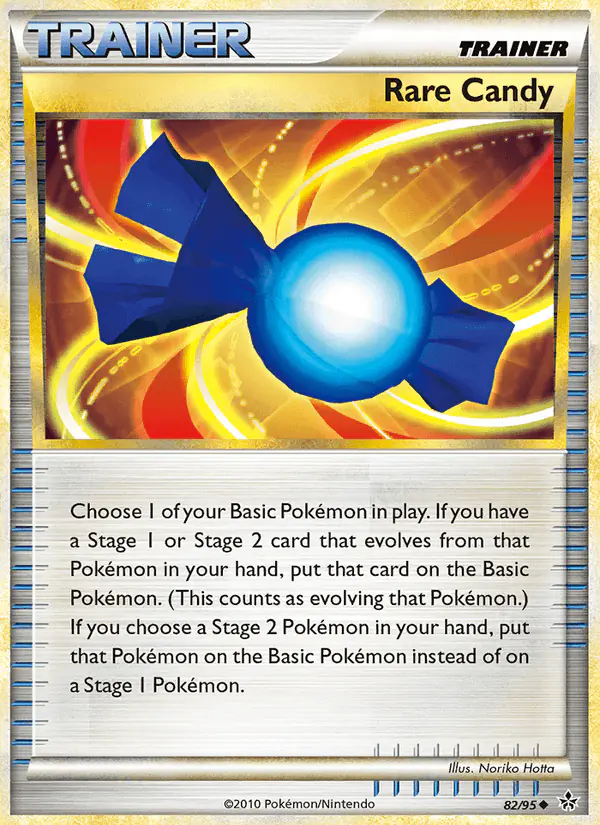 Carta Rare Candy 82/95 de Unleashed