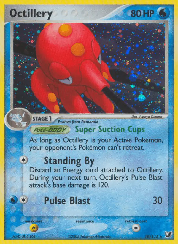 Carta Octillery 10/115 de Unseen Forces