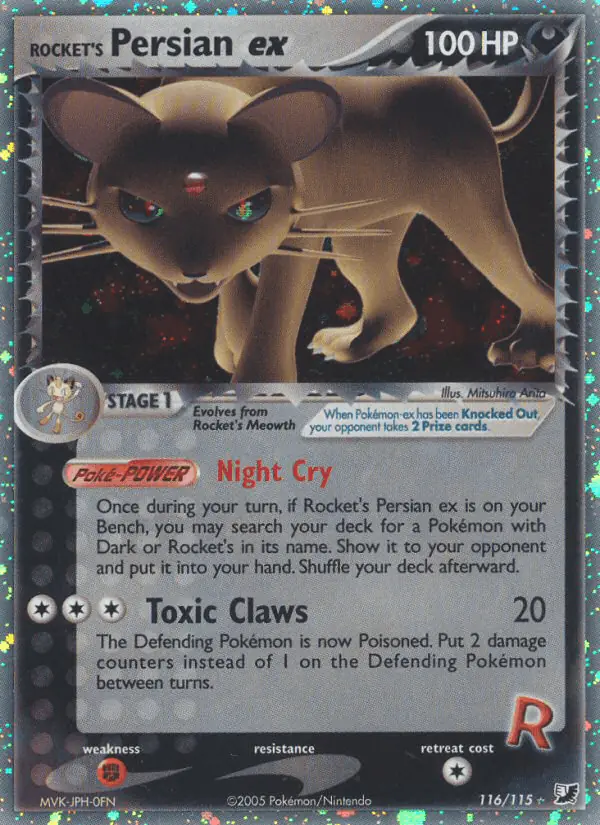 Carta Rocket's Persian ex 116/115 de Unseen Forces