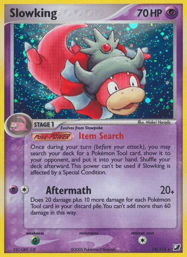 Carta Slowking 14/115 de Unseen Forces