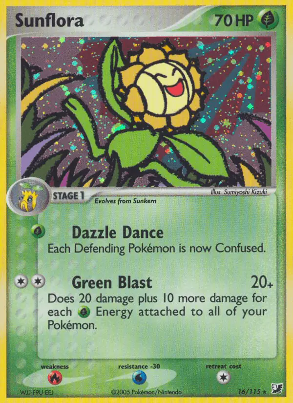 Carta Sunflora 16/115 de Unseen Forces