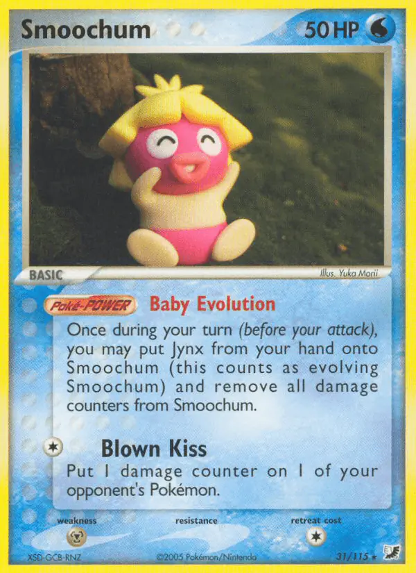 Carta Smoochum 31/115 de Unseen Forces