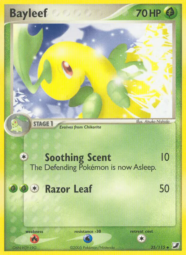 Carta Bayleef 35/115 de Unseen Forces