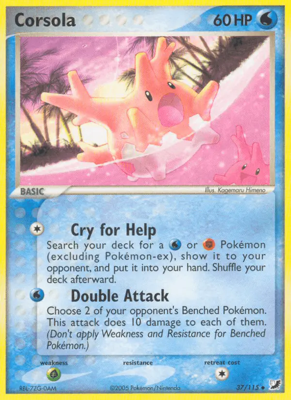 Carta Corsola 37/115 de Unseen Forces