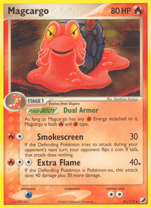 Carta Magcargo 41/115 de Unseen Forces