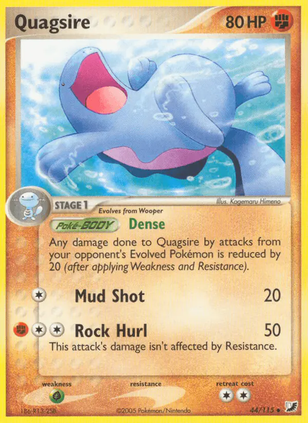 Carta Quagsire 44/115 de Unseen Forces