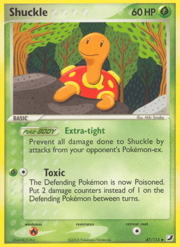 Carta Shuckle 47/115 de Unseen Forces