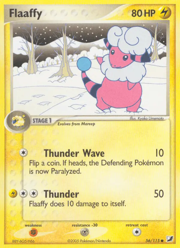 Carta Flaaffy 56/115 de Unseen Forces