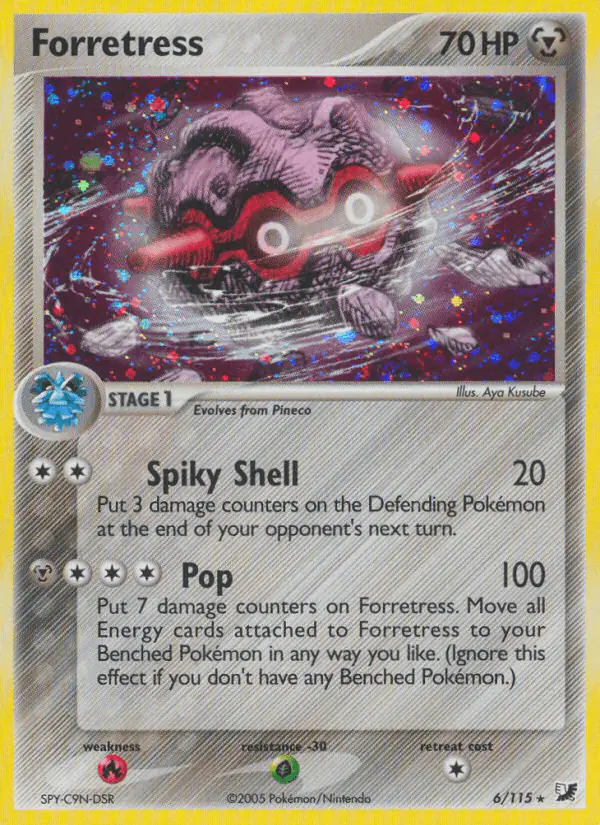 Carta Forretress 6/115 de Unseen Forces