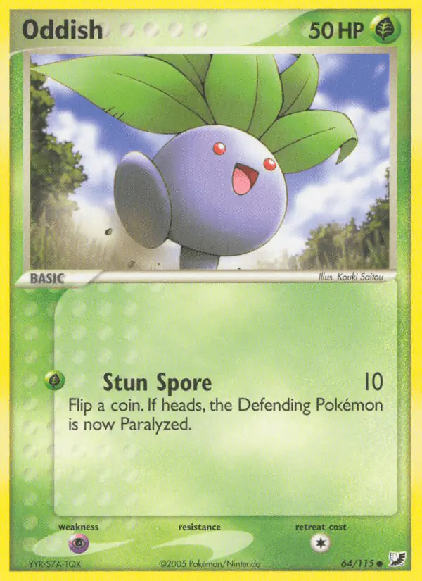 Carta Oddish 64/115 de Unseen Forces