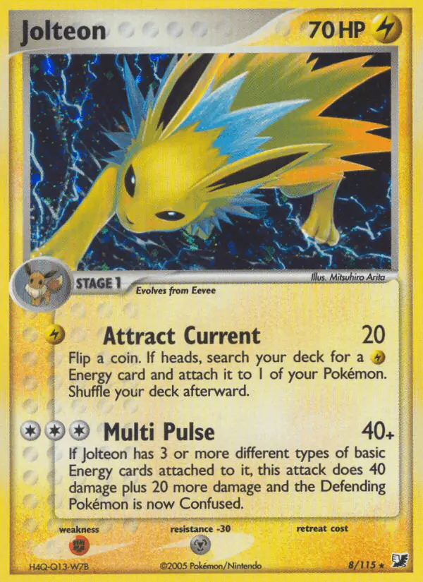 Carta Jolteon 8/115 de Unseen Forces