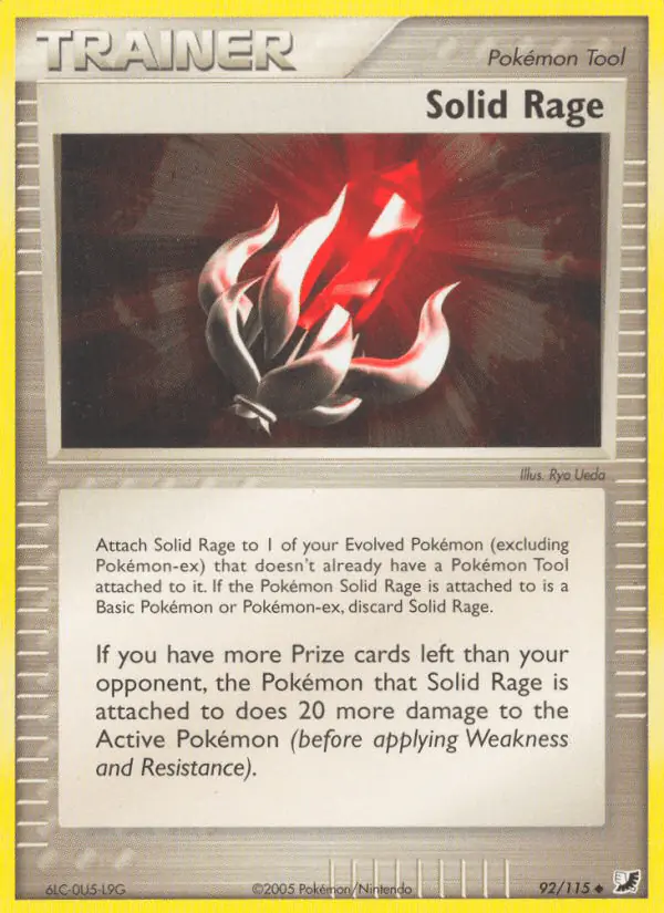 Carta Solid Rage 92/115 de Unseen Forces
