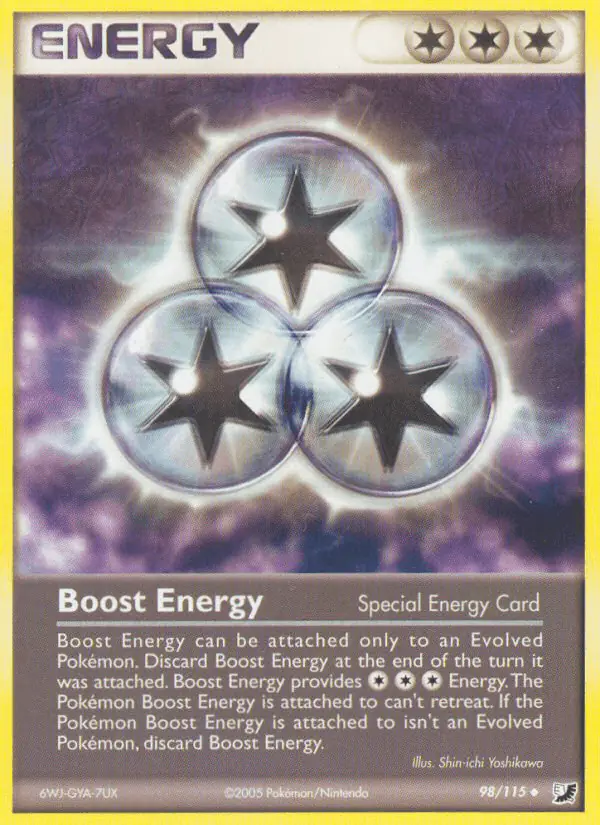 Carta Boost Energy 98/115 de Unseen Forces