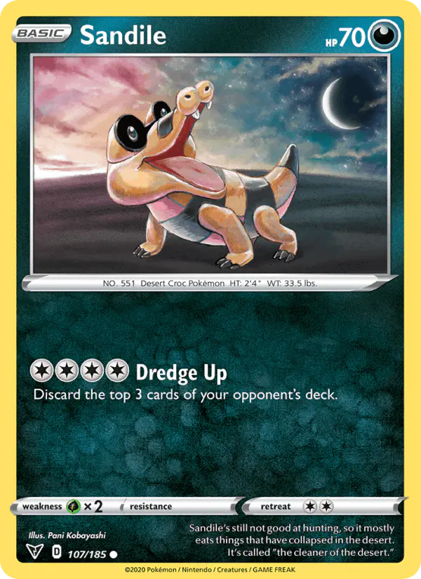 Carta Sandile 107/185 de Vivid Voltage