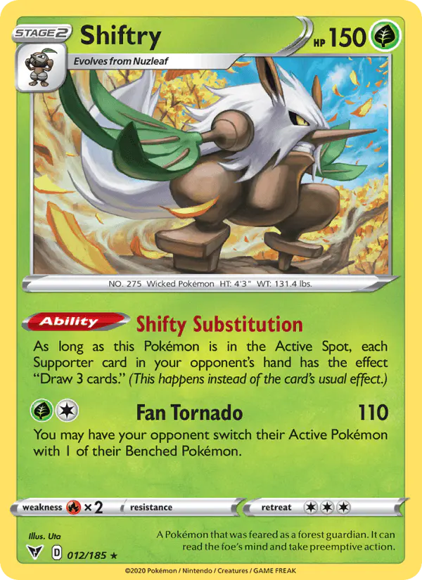 Carta Shiftry 012/185 de Vivid Voltage